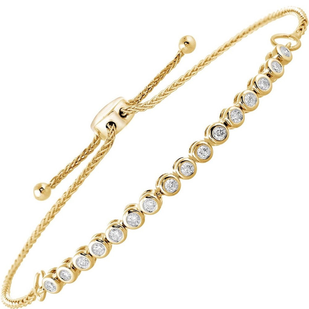 Bezel Bill Diamond Bracelet